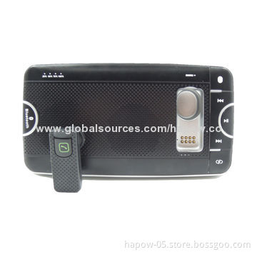 Car Handsfree Kit, Portable Bluetooth Speaker with FM Radio/Recorder Power Bank and IT Card